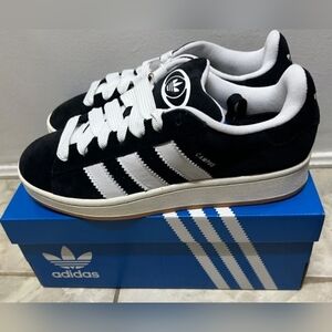 Men's Adidas Campus 00s Black White Gum New With Box